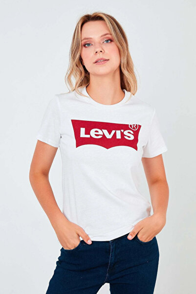 Levi's Tricou alb damă cu imprimeu