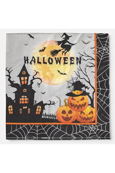 DD SHOP Servetele de Masa Halloween cu 2 Straturi Casa Bantuita 33x33cm - 20buc