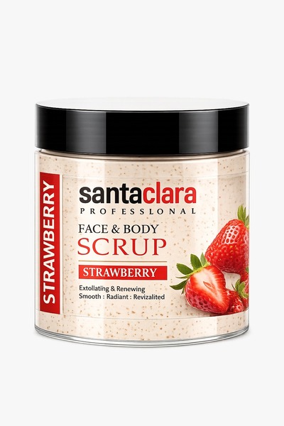 FACE&BODY SCRUP ÇİLEKLİ 500 ML