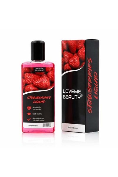 LOVEME BEAUTY زيت تدليك الجسم برائحة الفراولة - 150 مل