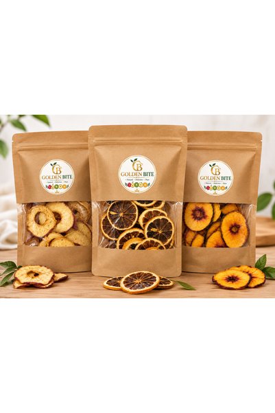 GOLDEN FEAST (TARÇINLI ELMA & LİMON & ŞEFTALİ KURUSU) 300 gr