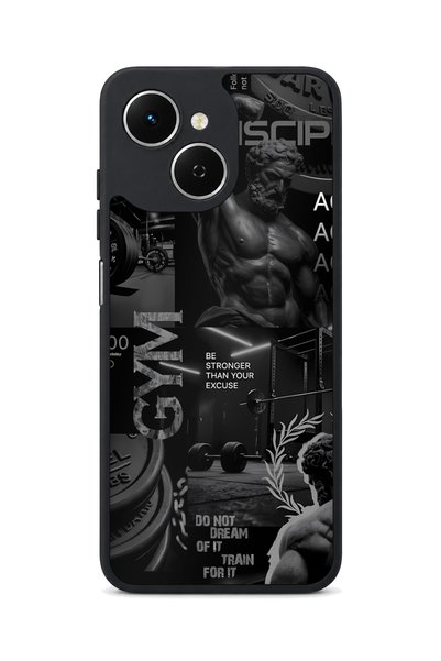 TECNO Spark 40C Compatible Bodybuilding Patterned Camera Protected Shockproof...