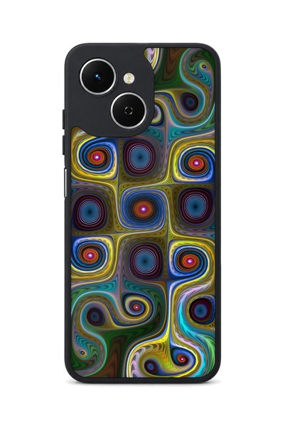 TECNO Spark 40C Compatible Swirl Pattern Camera Protected Shockproof Case
