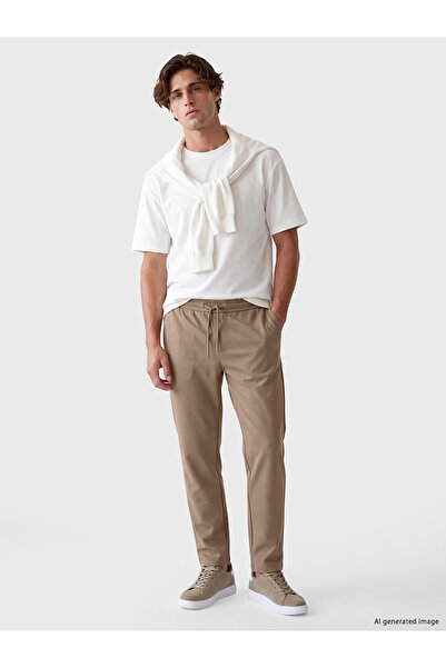 LC Waikiki Lcw Vision Brown Men's Trousers with Nevavm Difference