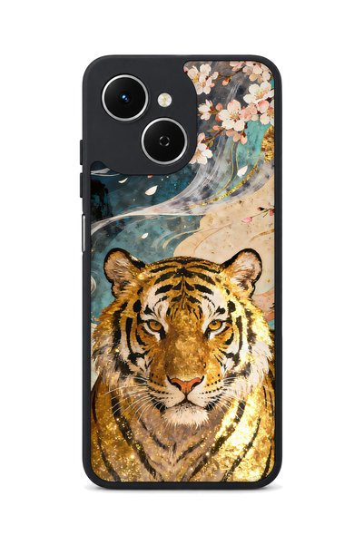 TECNO Spark 40C Compatible Tiger Pattern Camera Protected Shockproof Case