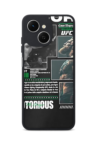 TECNO Spark 40C Compatible Mcgregor Patterned Camera Protected Shockproof Case