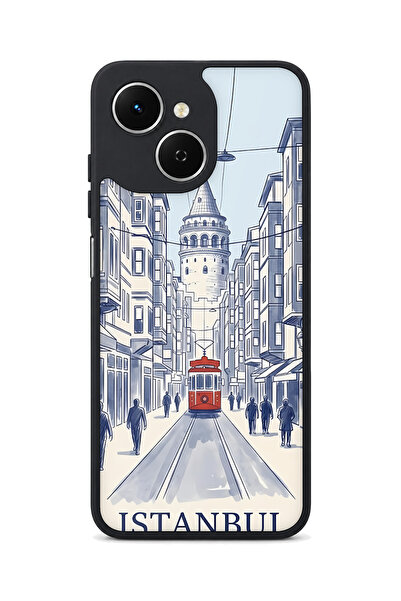 TECNO Spark 40C Compatible Galata Patterned Camera Protected Shockproof Case