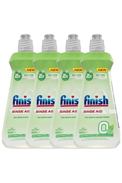 Finish Set de soluție de clătire, 4 bucăți x 400 ml