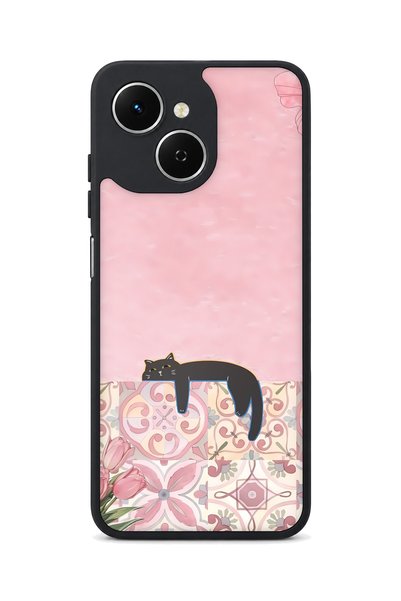 TECNO Spark 40C Compatible Decorative Patterned Camera Protected Shockproof Case