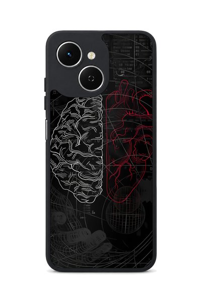 TECNO Spark 40C Compatible Mind Patterned Camera Protected Shockproof Case