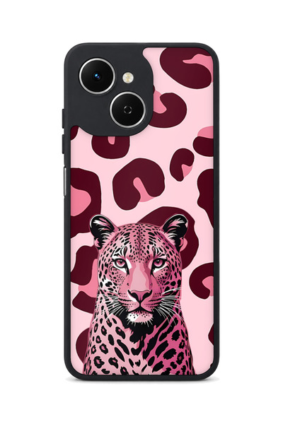 TECNO Spark 40C Compatible Leopard Patterned Camera Protected Shockproof Case