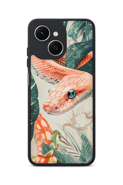TECNO Spark 40C Compatible Python Patterned Camera Protected Shockproof Case