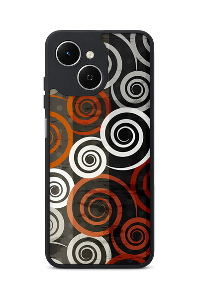 TECNO Spark 40C Compatible Spiral Pattern Camera Protected Shockproof Case