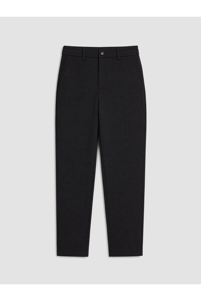 LC Waikiki Lcw Vision Black Slim Fit Men's Trousers with Nevavm Difference