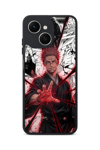 TECNO Spark 40C Compatible Manga Patterned Camera Protected Shockproof Case