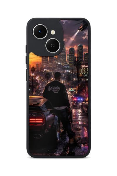 TECNO Spark 40C Compatible Helicopter Patterned Camera Protected Shockproof Case