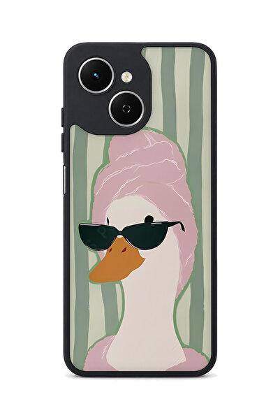 TECNO Spark 40C Compatible Duck Pattern Camera Protected Shockproof Case