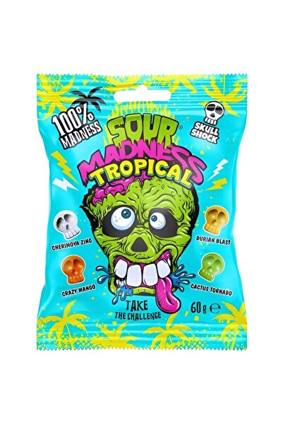 SourPatch Sour Madness Bomboane acrișoare tropicale, 60g