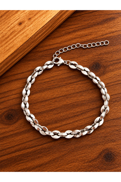 zadenza gold Stainless steel bracelet 18+5cm 3.5mm