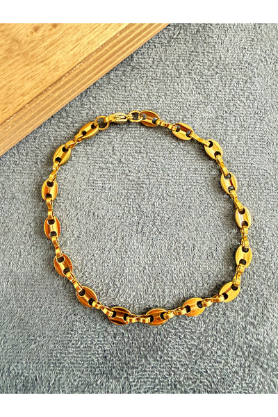 Rupen Kraft Stainless steel bracelet with gold plating, tarnish-resistant, 20...