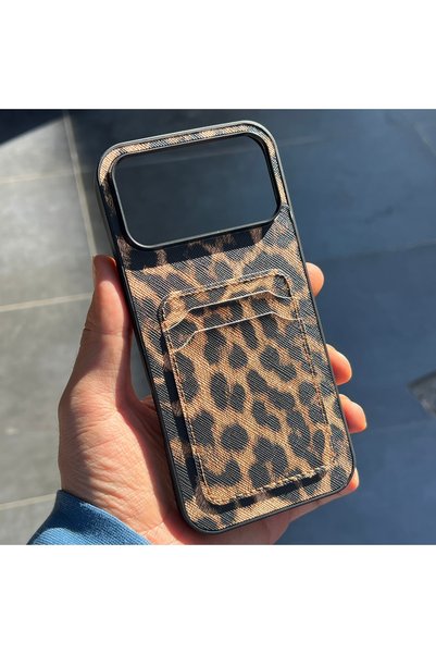 EDELFU متوافق مع iPhone 17 PRO MAX / 18 PRO MAX - غطاء قماشي مزدوج البطاقة، غ...