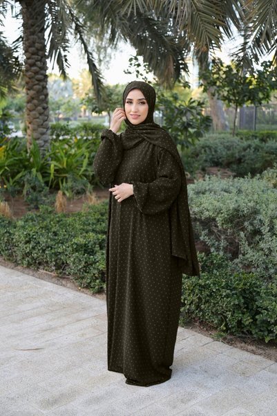 Generic Brand Lamora Women's Dotted Prayer Dress