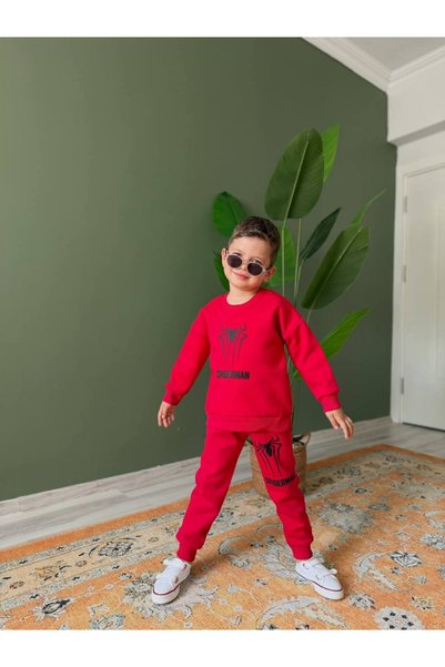 Noble Kids&Boutique Children's Top and Bottom Set with Cartoon Characters - R...