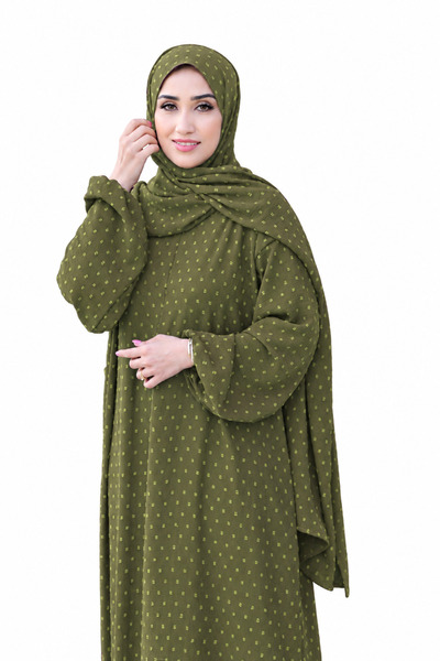 Generic Brand Lamora Women's Dotted Prayer Dress