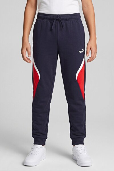 Puma Kids Boy Sportswear Fit Outdoor Sweatpants, Dark Navy