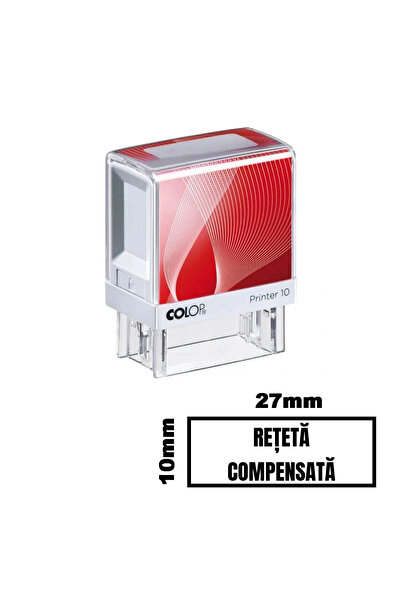 Colop Stampila RETETA COMPENSATA de birou 27x10mm, SO9423579122