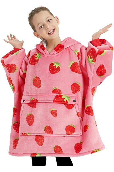 KFUBUO Unisex Child Wearable-blankets Hoodie