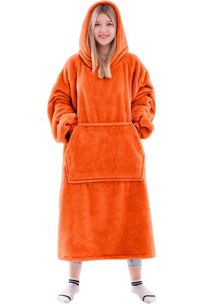 GENERAL Waitu Wearable Blanket Sweatshirt for Women and Men, Super Warm and C...
