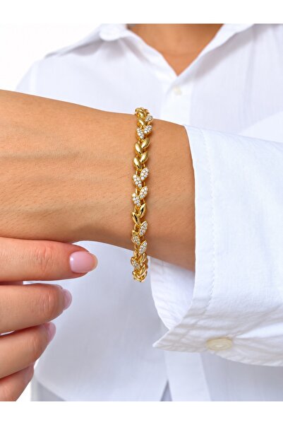 Ressia Leaf Shine Extendable Vip Bracelet