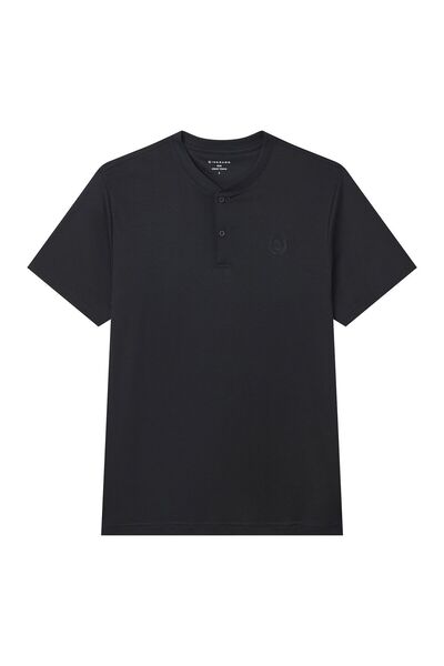 Giordano Men's Liquid Touch Slim Henley Tee