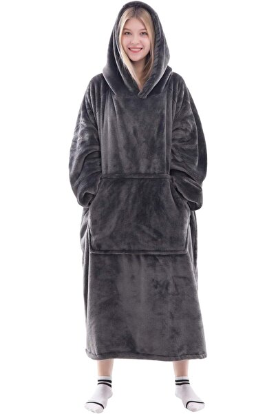 GENERAL Waitu Wearable Blanket Sweatshirt for Women and Men, Super Warm and C...