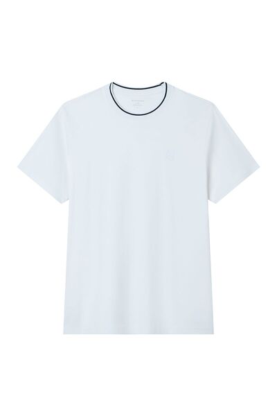 Giordano Men's Liquid Touch Relaxed Embroidered Tee