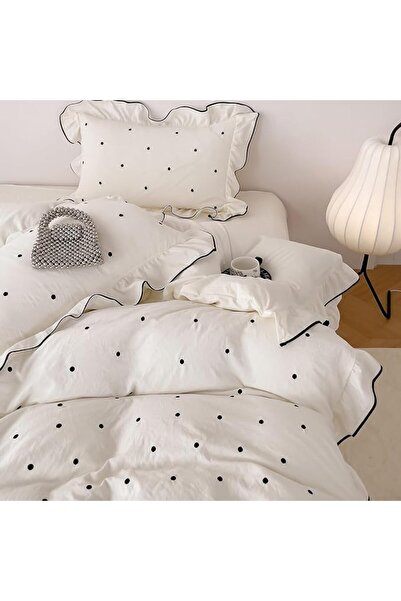 LifeTB Cotton Floral Duvet Cover Queen Girl Pink Flower Bedding Sets Garden S...