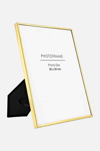 Kersten Metal Glass Photo Frame, Gold