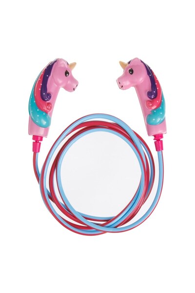 DD SHOP Coarda Colorata cu Manere Moi cu Maner Unicorn pentru Copii 2.1m