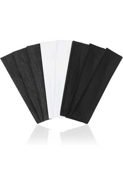 Fishinsea 8 Pack Sport Headbands for Women, Elastic Soft Fabric Non-Slip Hair...