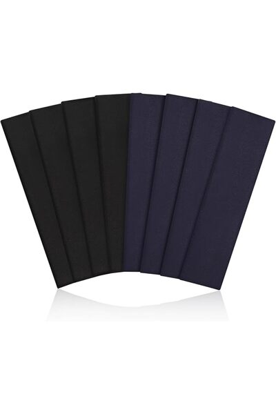 Fishinsea 8 Pack Sport Headbands for Women, Elastic Soft Fabric Non-Slip Hair...