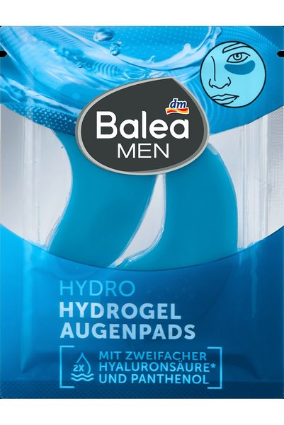Balea MEN Pad-uri pentru ochi HYDROGEL, 2 buc