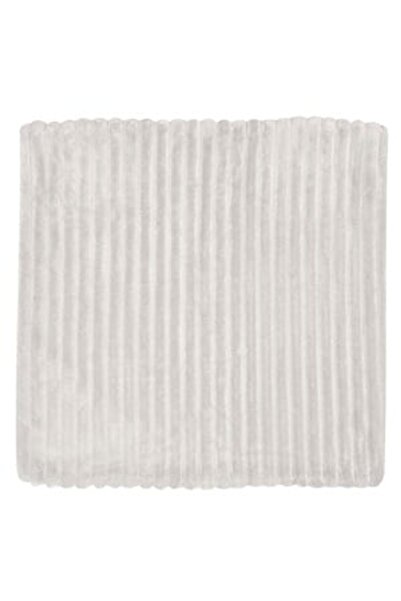 DD SHOP Fata de Perna Decorativa de Iarna Flannel Ecru 45x45cm - Fete Blana, ...