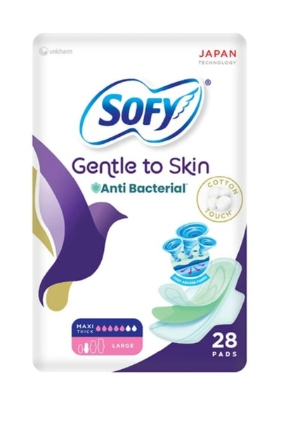 sofy Antibacterial for Healthy Skin 28 Pads
