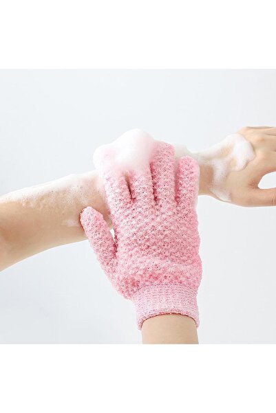 DD SHOP Manusi Roz de Baie pentru Exfoliere - Articole Supermarket