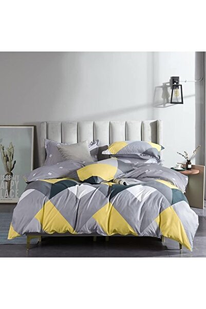 GOLDEN HOME طقم أغطية سرير مقاس كينج/مقاس فردي، غطاء لحاف، غطاء وسادة، 6 قطع،...