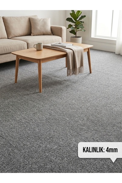 Halı Avantaj Koyu Gri Halıfleks Keçe Taban