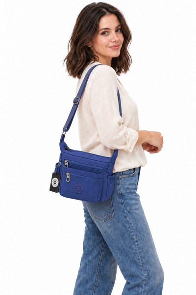 Bevitton Women's Navy Blue Multi-Pocket Zippered Daily Shoulder and Crossbody...