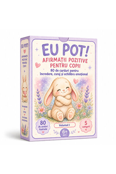 Legendary Gifts EU POT! - Carduri cu afirmații pozitive pentru copii, 80 de c...