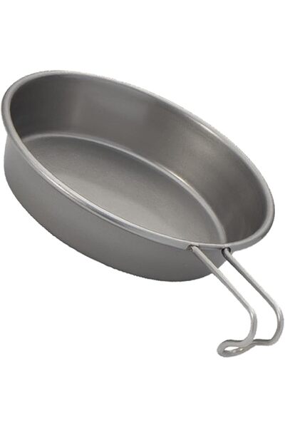 Yelajoy Sherry Bowl, Compact Stainless Steel Plate with Handle Perfect for Ca...
